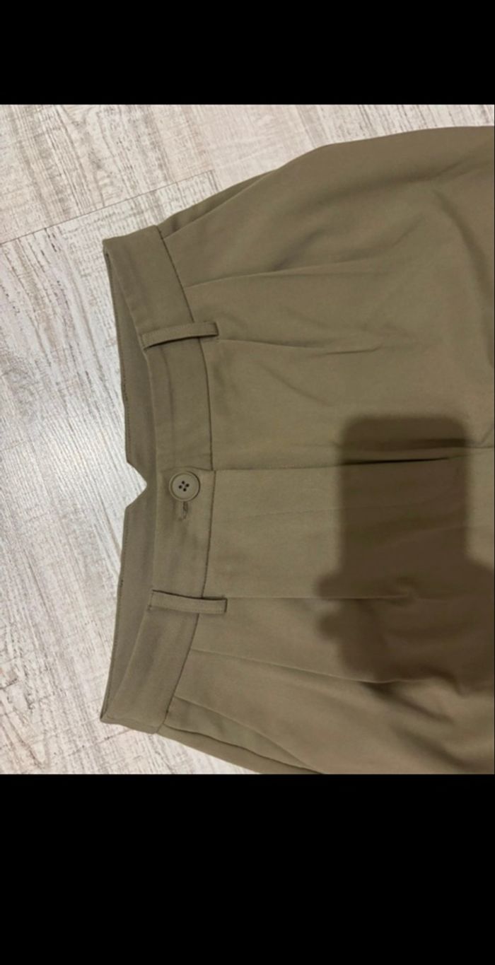 Pantalon costume vert kaki - photo numéro 3