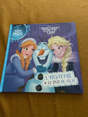 Livre reine des neiges + dvd