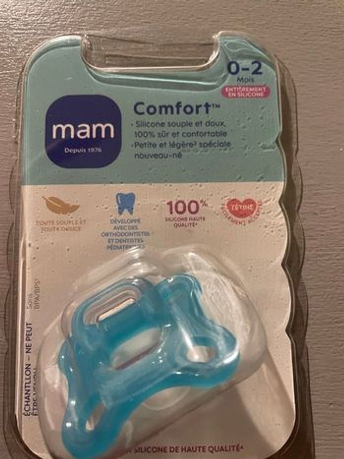 Tétine Mam bleu 0-2 mois - photo numéro 4