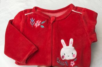 Pyjama velours Mots d’enfants 6 mois