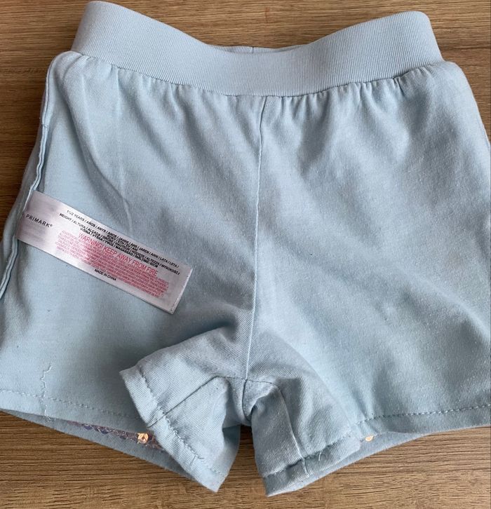 Short à Sequins Bleu Brillant Fille Taille 2/3 ans Short Primark - photo numéro 7