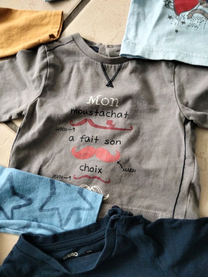 Lot de 9 maillots manches longues - photo numéro 7