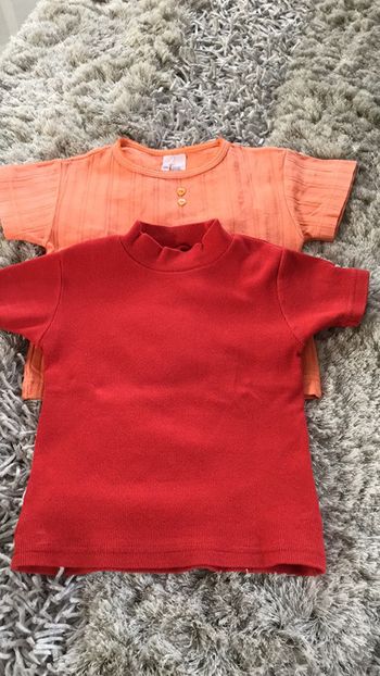 Tee-shirts lot de 2 4ans Dpam