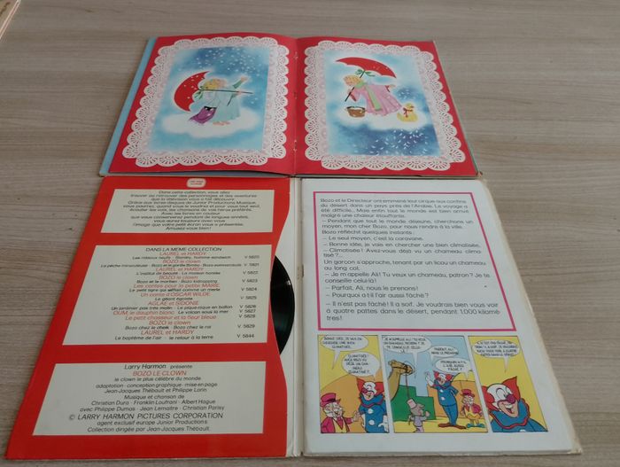 Lot de 2 45 tr, Bozo le clown et Nana chante Noël - photo numéro 2