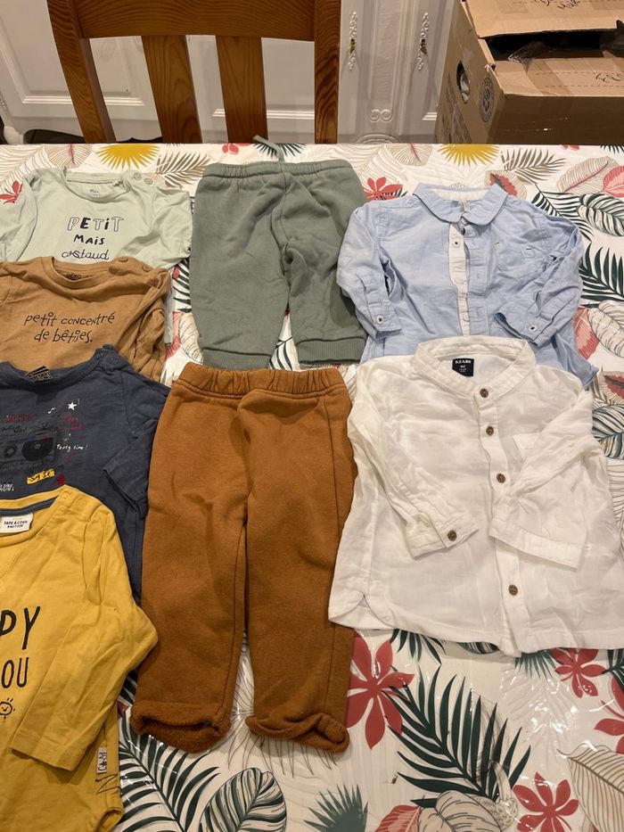 Lot de vêtements automne hiver garçon taille 9 mois - photo numéro 3