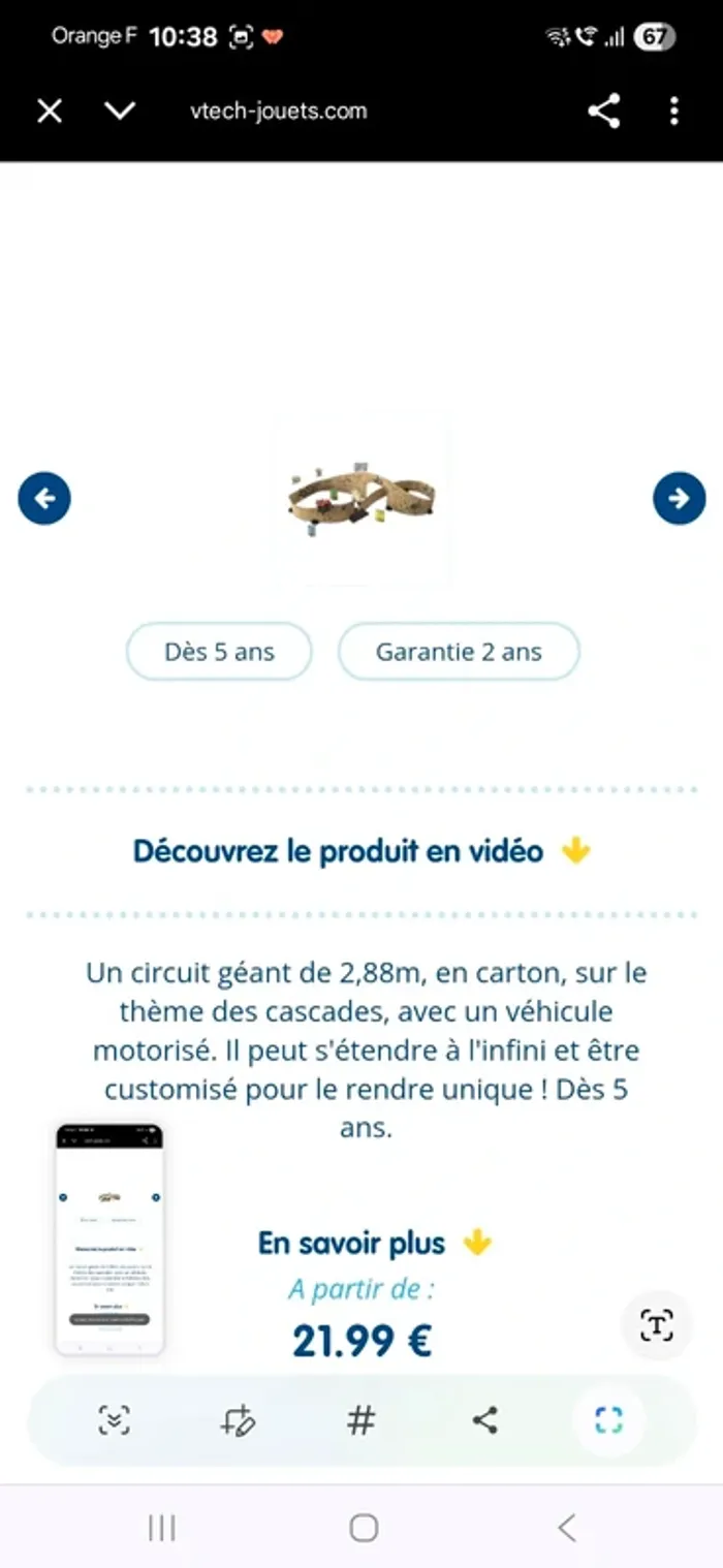 Car-Board Racers - Circuit Monster Tracks Vtech neuf - photo numéro 3