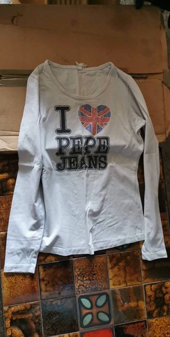 Tee shirt manche longue pépé jeans xs/s