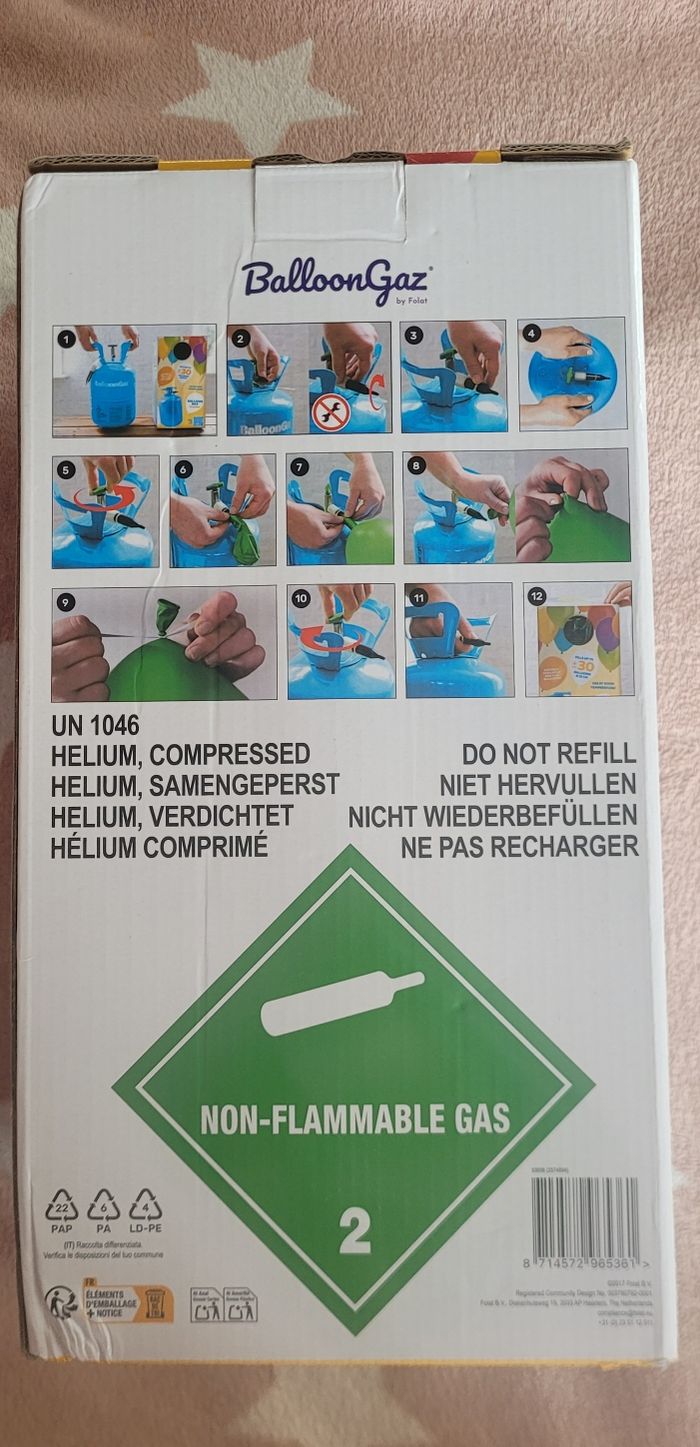 Bonbonne Hélium. Neuf - photo numéro 4