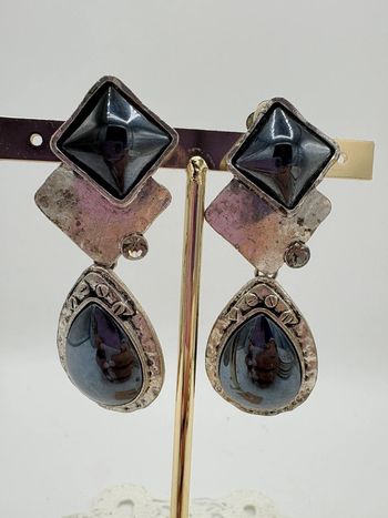 Boucles d’oreilles longues vintage 90’s