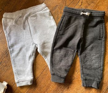Lot 2 joggings 9 mois