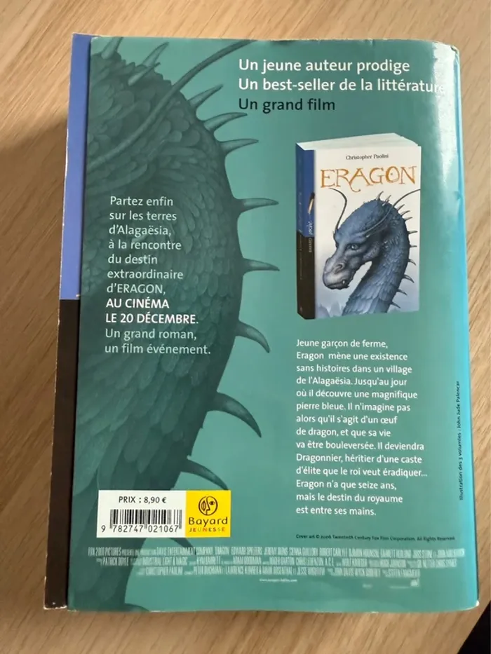 Christopher Paolini Eragon - photo numéro 2