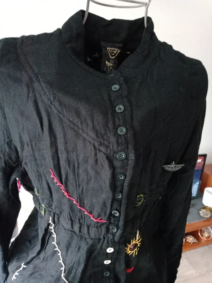 Robe noir et motifs dezigual - photo numéro 2