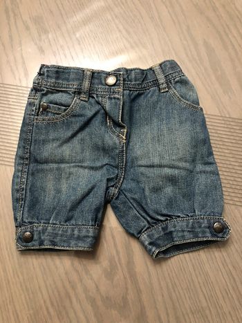 Short en jean fille obaibi 6 mois
