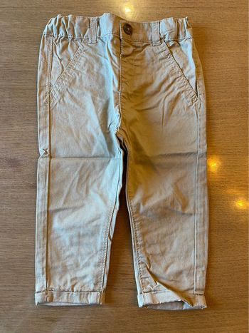 Pantalon chinot beige