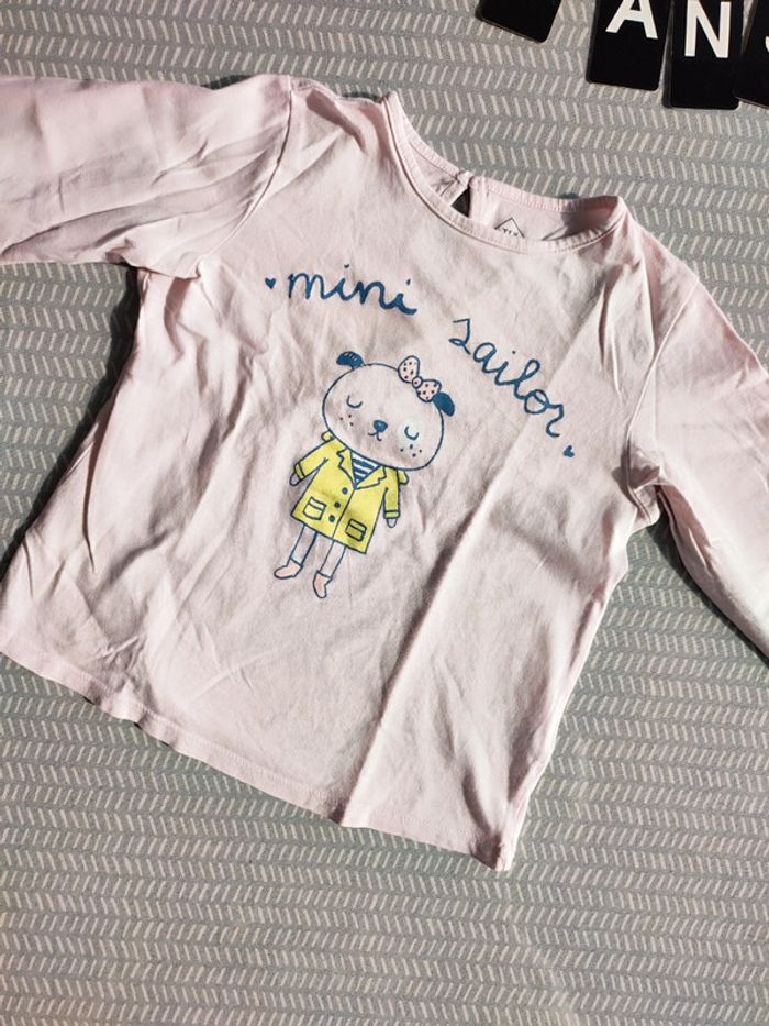 T-shirt manches longues fille - Tex - 3 ans - photo numéro 3