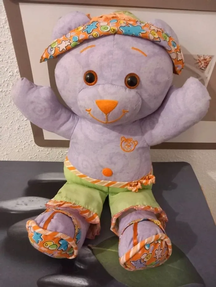 Peluche doodle bear vintage - photo numéro 3