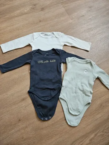 Lot de 3 bodie bébé fille