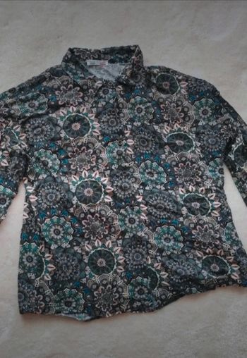 Chemisier blouse Made in Italy M mandala légère idéal printemps été