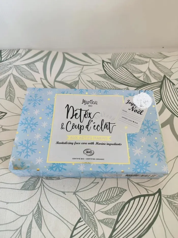 Marilou bio detox & coup d'eclat coffret soins revitalisant visage valeur 24€