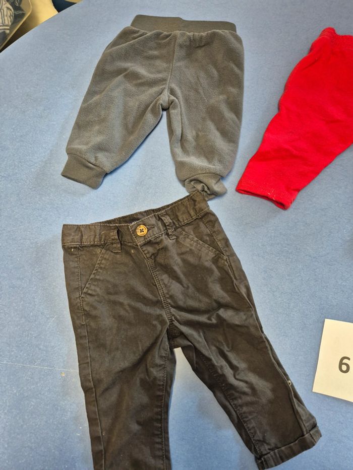 lot de pantalon garçon taille 6 mois - photo numéro 3