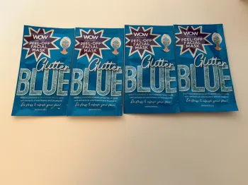 Masque visage bleu