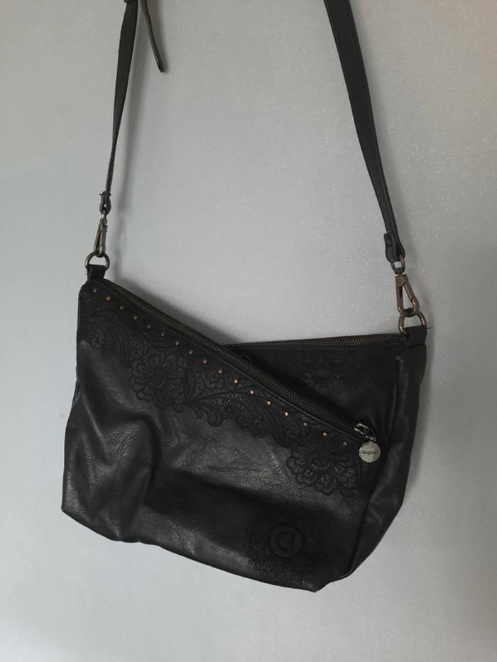 Sac à Mains Noir Desigual Melody Harry Mini - photo numéro 2