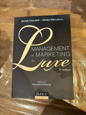 Livre Management et marketing du luxe, troisième édition