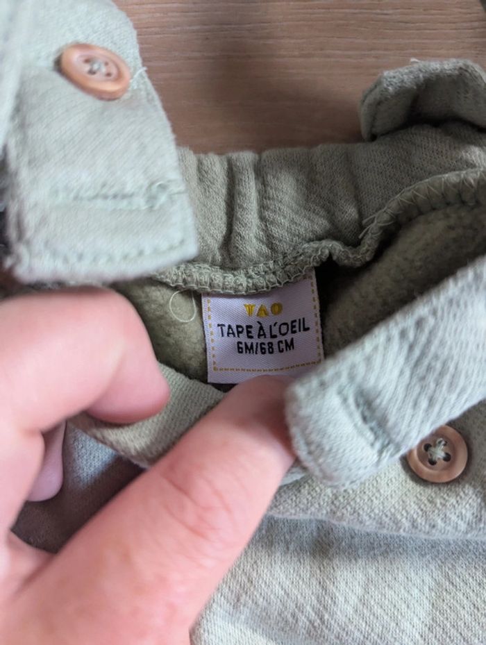 Salopette pantalon Tape à l'oeil 6 mois - photo numéro 2