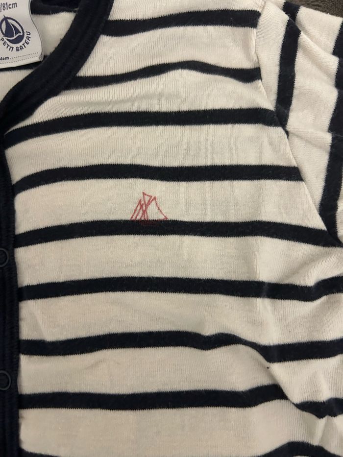 Pyjama marinière petit bateau 18 mois - photo numéro 5