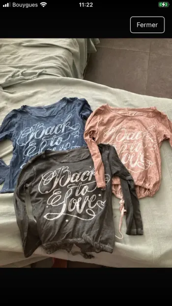 Lot de 3 pull