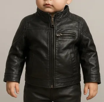 Veste en simili cuir enfant – 2 ans – In Extenso