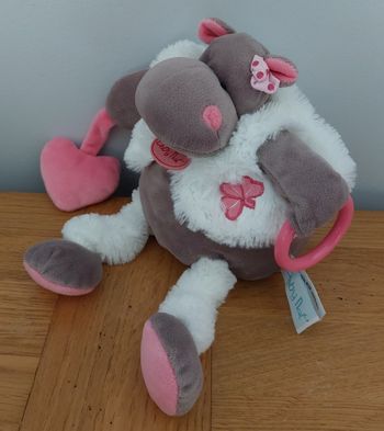 Doudou peluche zoé d'activités Hippopotame - Baby Nat