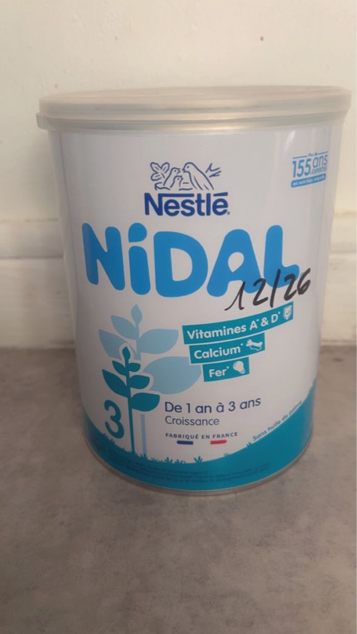 Lait 3eme âge Nidal Nestle