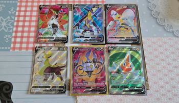 Lot de 6 cartes pokémon FA