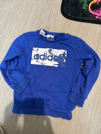 Pull adidas  2/3 ans bleu