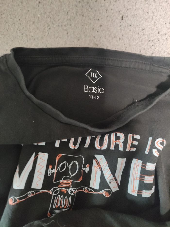 Lot de 4 t-shirts manches courtes 11 / 12 ans - photo numéro 5