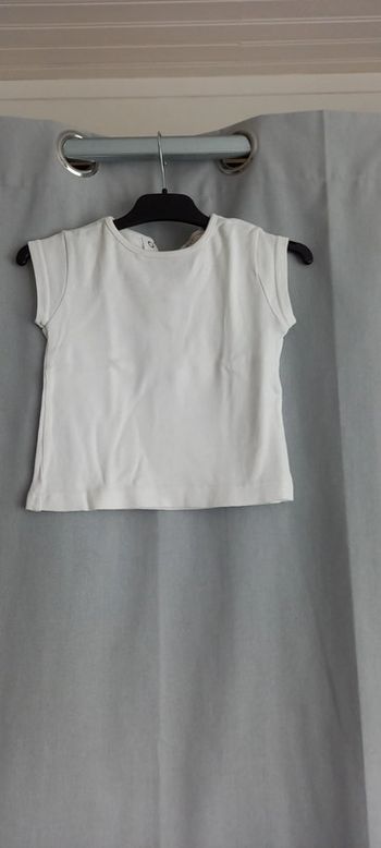 T-shirt tape à l'œil 3 ans blanc