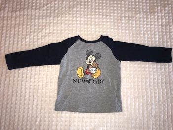 t-shirt manches longues mickey
