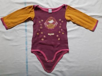 Body multicolore orange, violet ... motif poupée russe