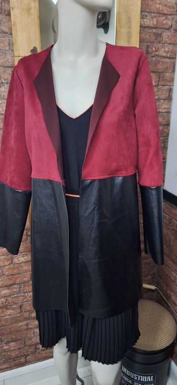 Blazer mi long / 2 matières TU new collection 