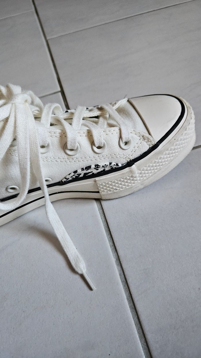 Converse plate-forme édition limitée léopard - photo numéro 4