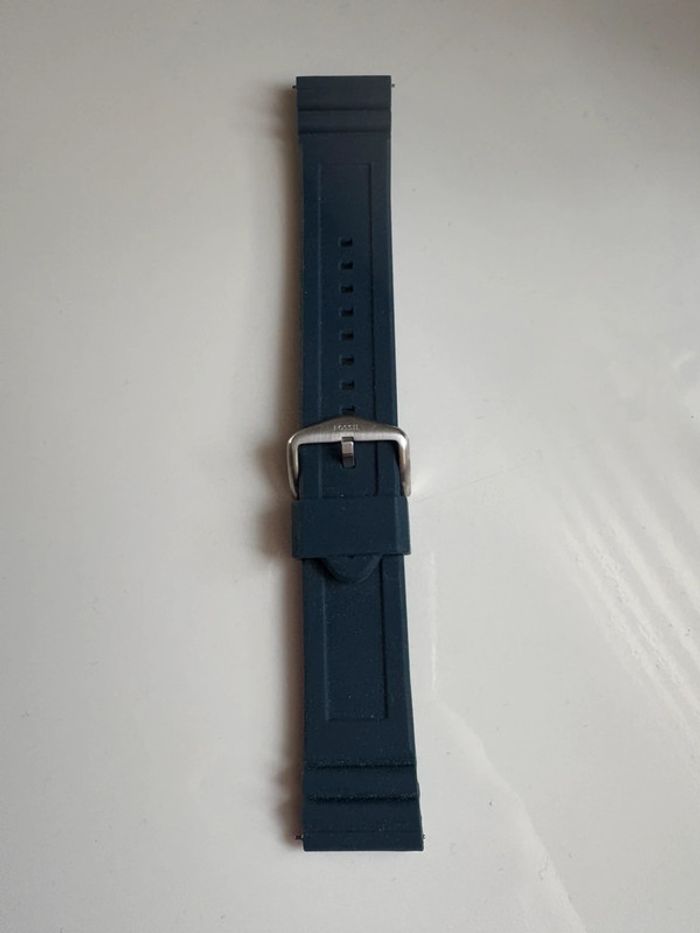 Bracelet de montre Fossil bleu plastique