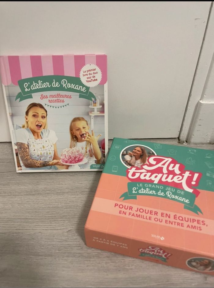 J’ai de société + livre de cuisine L’atelier de Roxanne