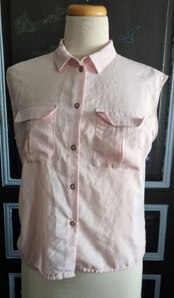 Chemise H&M légère rose pâle taille S