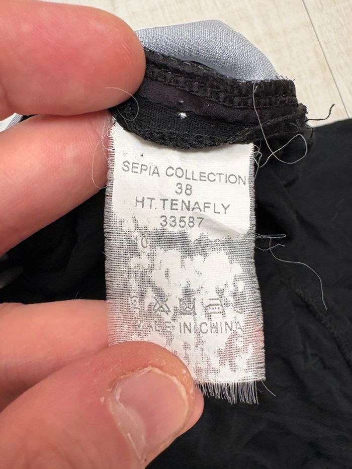 Haut Sépia Collection | Noir | Taille 38 - photo numéro 4