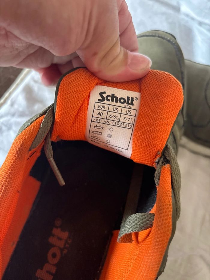 Paire de basket taille 40 marque schott - photo numéro 6