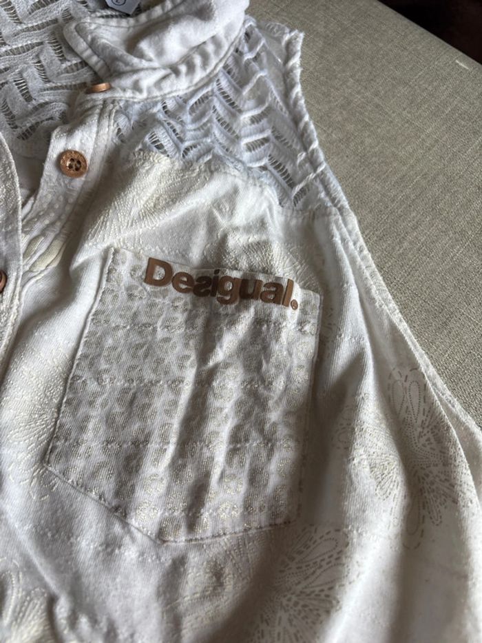 Chemisier sans man ça e desigual taille L - photo numéro 3