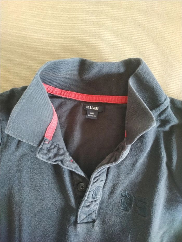 Polo bleu Kiabi - photo numéro 2