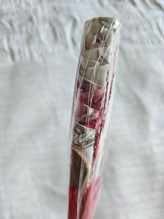 Eventail aux fleurs rouges - photo numéro 3