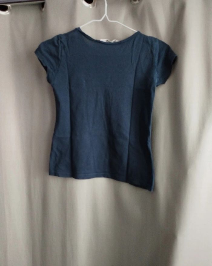 T-shirt fille papillon - photo numéro 4